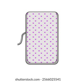 portable changing pad cartoon. waterproof foldable, travel cushioned, compact lightweight portable changing pad sign. isolated symbol vector illustration