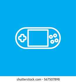 portable console icon illustration isolated vector sign symbol