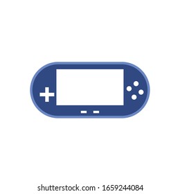 portable console line style icon design, videogame play leisure gaming technology entertainment obsession digital and lifestyle theme Vector illustration