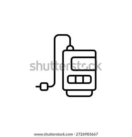 Portable Digital Measurement Device With Probe Outline