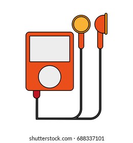 portable digital music player icon image