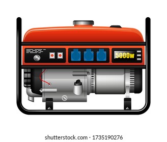 Portable portable electric generator. Power outage. Accident or accident. Spare power supply