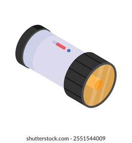 A portable flashlight icon, essential for outdoor camping or emergency