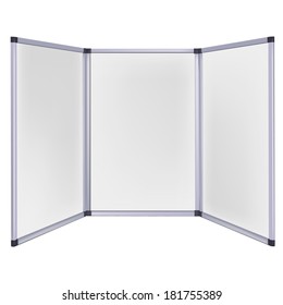 Portable folding presentation display