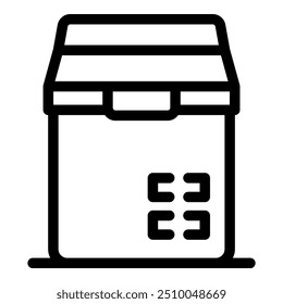 Portable fridge with digital display keeping food and beverages cold and fresh