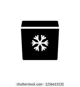 Portable fridge icon