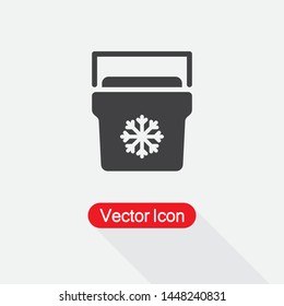 Portable Fridge Icon Vector Illustration Eps10