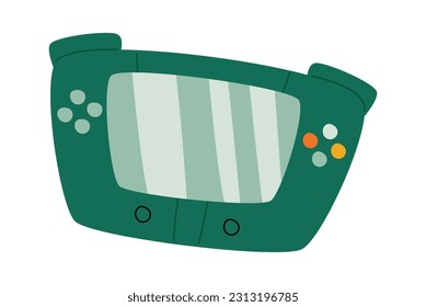 Vektorgrafik der tragbaren Spielkonsole