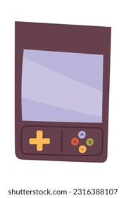 Portable Game Console Vector Illustration