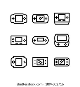 portable game icon or logo isolated sign symbol vector illustration - Collection of high quality black style vector icons
