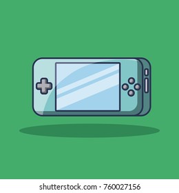 portable game pad device technology icon