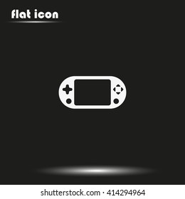 Portable game pad icon.
