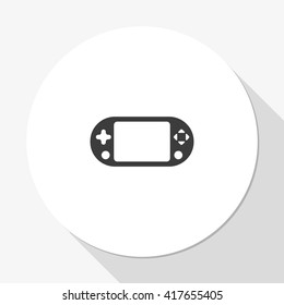 Portable game pad icon.