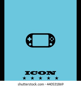 Portable game pad icon.