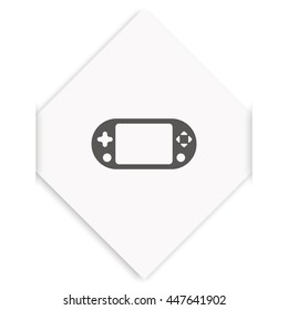 Portable game pad icon.