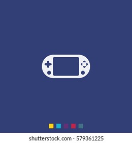 Portable game pad icon.