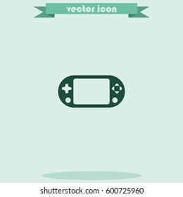 Portable game pad icon.