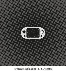 Portable game pad icon.