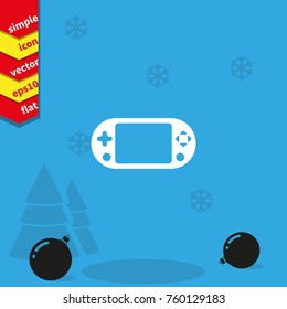 Portable game pad icon.