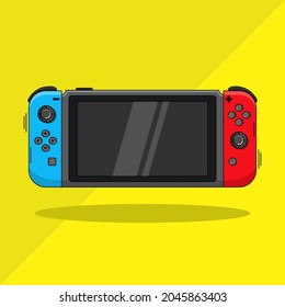 Portable Game Vector Art Illustration
