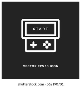 Portable game vector icon