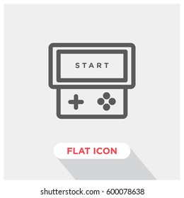 Portable game vector icon