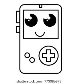 portable game video device kawaii character