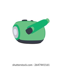 portátil mão crank lanterna cartoon. recarregável led, sobrevivência caminhadas, poder exterior portátil mão crank lanterna sinal. isolado símbolo vetor ilustração