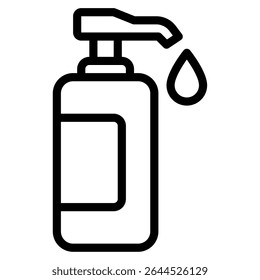 A portable hand sanitizer bottle suitable for hygiene, sanitization, health, and safety use in public and private spaces.