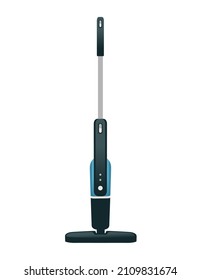 Portable handheld vacuum cleaner for home and car usage classic design vector illustration