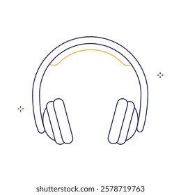 Portable Headphone Earphone Headset Vector Symbol Icon Design