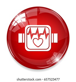 Portable Heart Monitor Icon