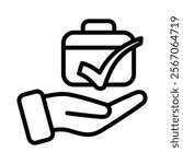 Portable Icon Lineal Style Vector Illustration