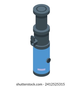 Portable juicer icon isometric vector. Organic drink machine. Healthy maker