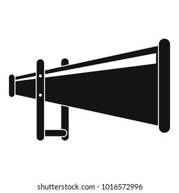 Portable megaphone icon. Simple illustration of portable megaphone vector icon for web