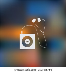 Portable music device icon