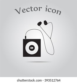 Portable music device icon