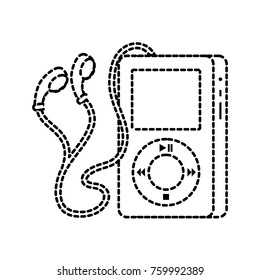 portable music device player earphones gadget