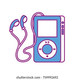 portable music device player earphones gadget