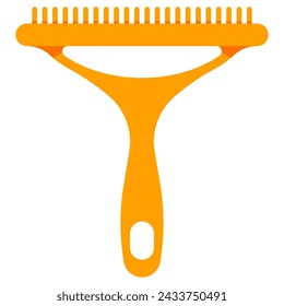 Portable pet hair remover tool vector cartoon illustration isolated on a white background.