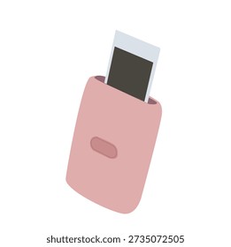 tragbarer Fotodrucker.Symbol für tragbaren Drucker