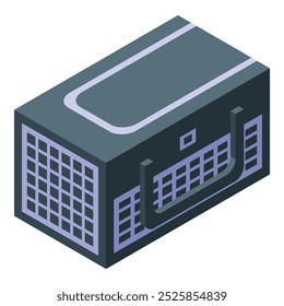 Portable power station supplying electricity, featuring multiple outlets and a handle for easy transport