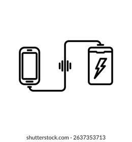 Portable Power Transfer Mobile Device Charging From External Battery