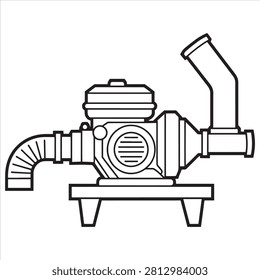 Portable pressure washer pump with flexible hose and spray wand