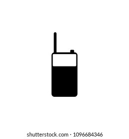 portable radio icon. Element of web icon with one color for mobile concept and web apps. Isolated portable radio icon can be used for web and mobile on white background