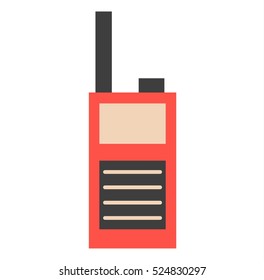 Portable Radio Vector Icon.