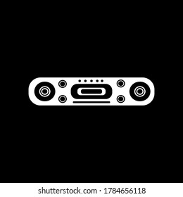A portable speaker vector illustration