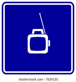 señal de televisión portátil