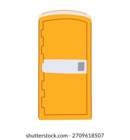 Tragbare Toiletteneinheit, die eine praktische und temporäre Sanitärlösung für Baustellen, Outdoor-Veranstaltungen und Notsituationen bietet, um die Bequemlichkeit der Öffentlichkeit zu gewährleisten