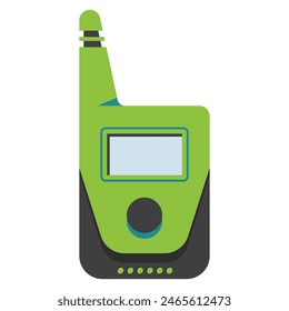 Portable Transceiver Vektorgrafik Cartoon Illustration isoliert auf einem weißen Hintergrund.